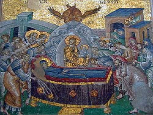 Η ΚΟΙΜΗΣΗ ΤΗΣ ΘΕΟΤΟΚΟΥ - Ἑρμηνευτικὴ τῆς εἰκόνας καὶ τῆς ὑμνολογίας