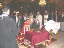 υποδοχη ιερων λειψανων