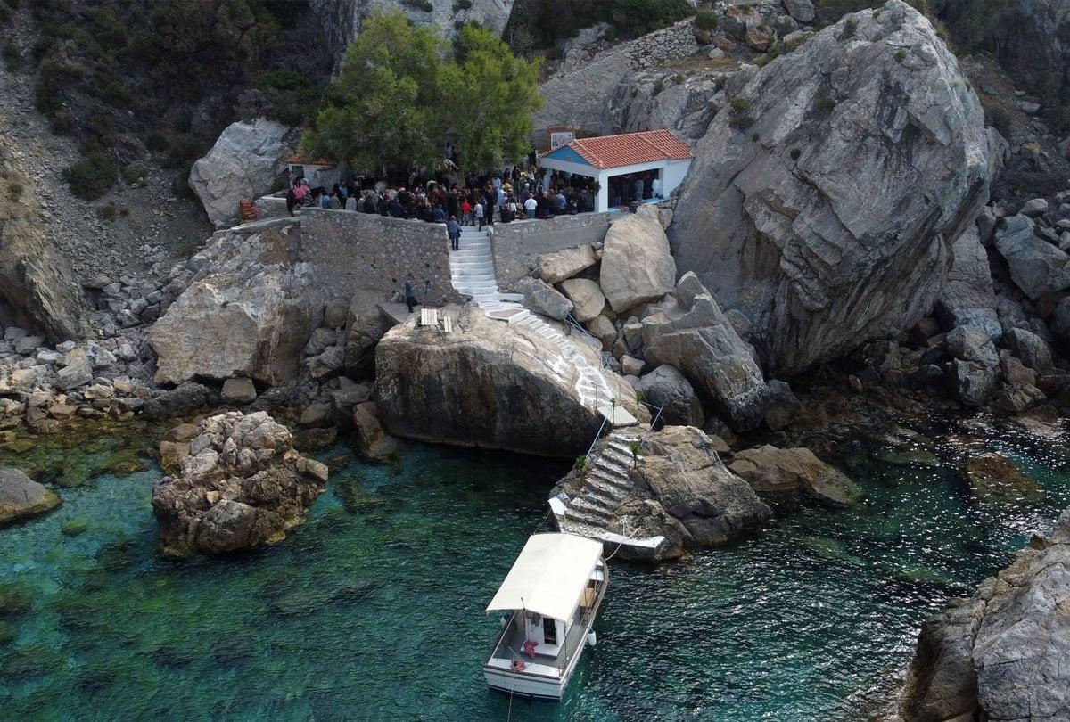 Lesvos Plwmari PanagiaKryfti